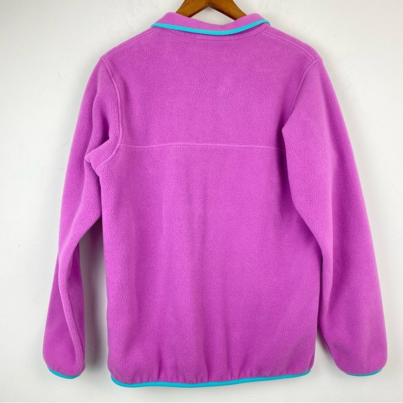 Patagonia size Large Women’s Purple Blue Synchilla Snap-T Fleece Pullover - Picture 8 of 8